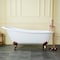 Aqua Eden Clawfoot Bathtubs, 54 L, 30.31 W, White/Oil Rubbed Bronze, Cast Iron VCTND5431B5 - alternate 2